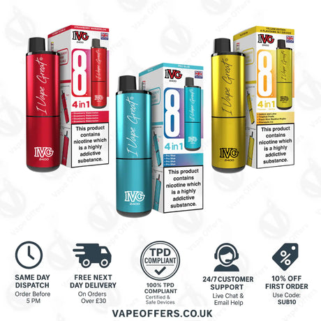 IVG 2400 4 in 1 Prefilled Pod Kit 