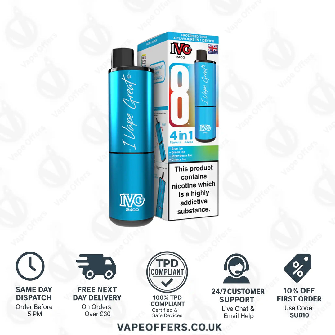 IVG 2400 4 in 1 Prefilled Pod Kit Frozen Edition
