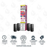 Load image into Gallery viewer, IVG 2400 4 in 1 Prefilled Pods Berry Edition
