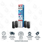 Load image into Gallery viewer, IVG 2400 4 in 1 Prefilled Pods Blue Edition
