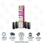 Load image into Gallery viewer, IVG 2400 4 in 1 Prefilled Pods Pink Edition
