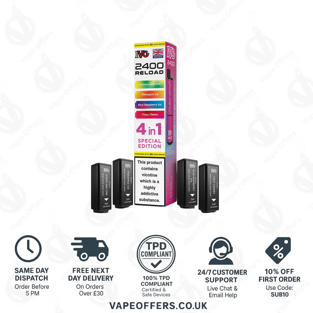 IVG 2400 4 in 1 Prefilled Pods Special Edition