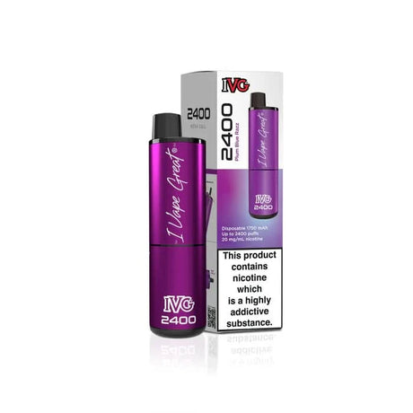 IVG 2400 Plum Blue Razz Vape