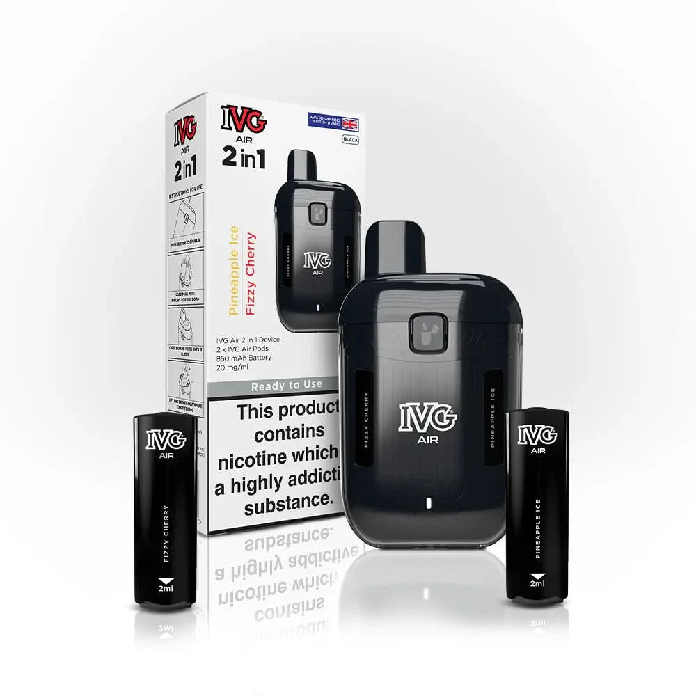 IVG Air 2 In 1 Black Starter Kit 