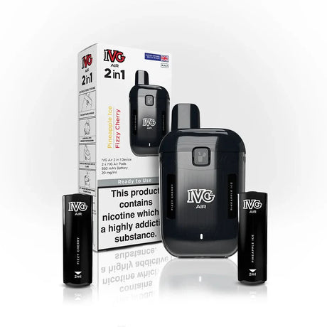 IVG Air 2 In 1 Black Starter Kit