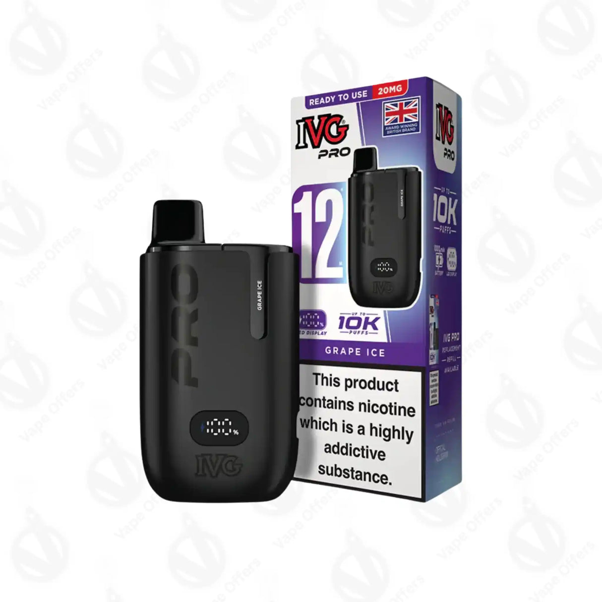 IVG Pro 12 Prefilled Pod Vape Kit