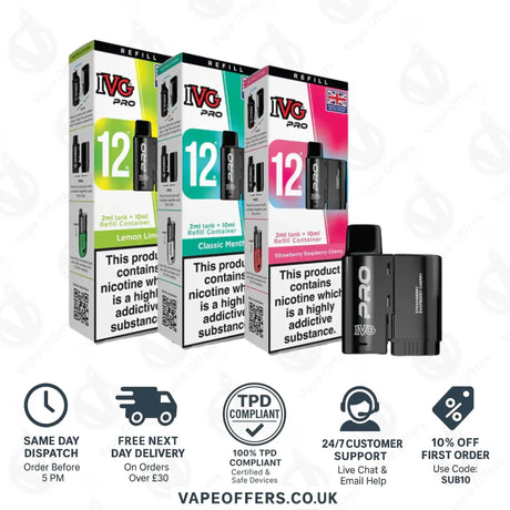 IVG Pro 12 Prefilled Pod 