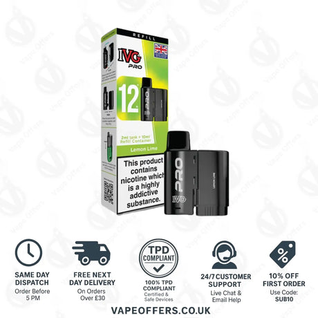 IVG Pro 12 Prefilled Pod Lemon Lime