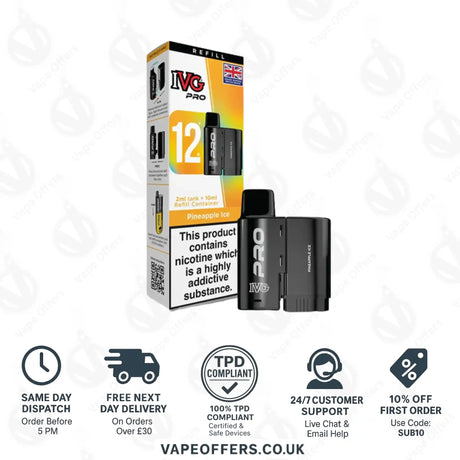 IVG Pro 12 Prefilled Pod Pineapple Ice