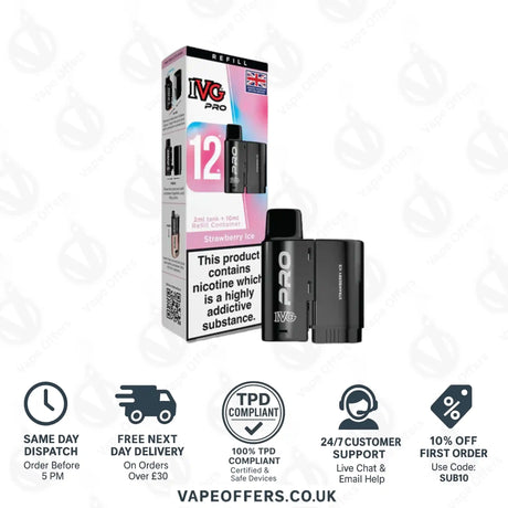 IVG Pro 12 Prefilled Pod Strawberry Ice