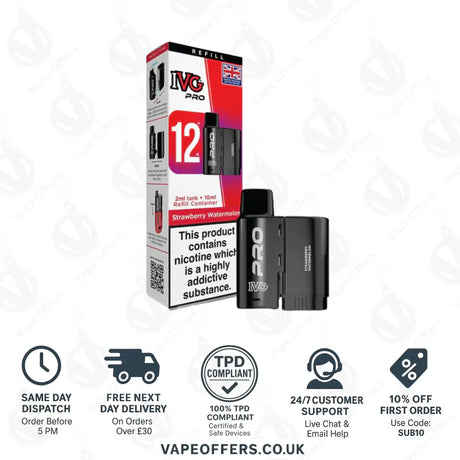 IVG Pro 12 Prefilled Pod Strawberry Watermelon