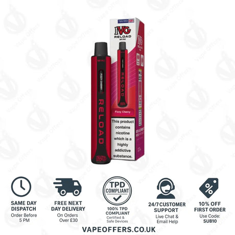 IVG Reload Mini Prefilled Pod Kit Fizzy Cherry