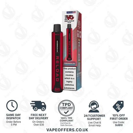 IVG Reload Mini Prefilled Pod Kit Watermelon Ice