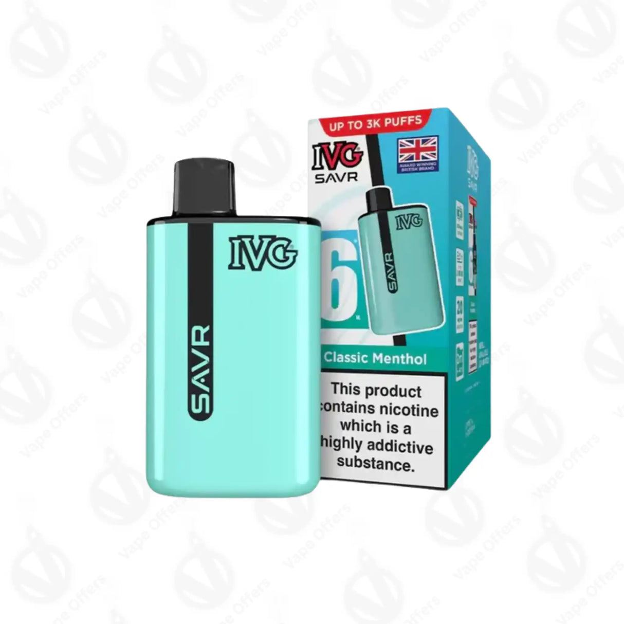IVG SAVR 3K Classic Menthol Prefilled Pod Kit