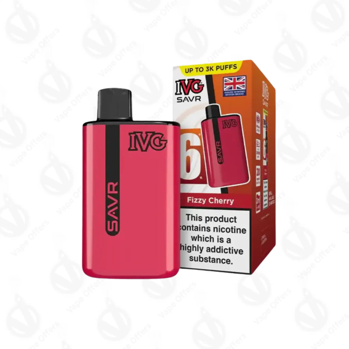 IVG SAVR 3K Fizzy Cherry Prefilled Pod Kit