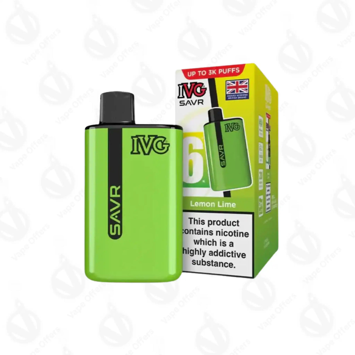 IVG SAVR 3K Lemon Lime Prefilled Pod Kit
