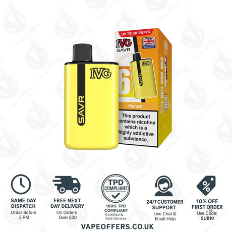 IVG SAVR 3000 Prefilled Pod Kit