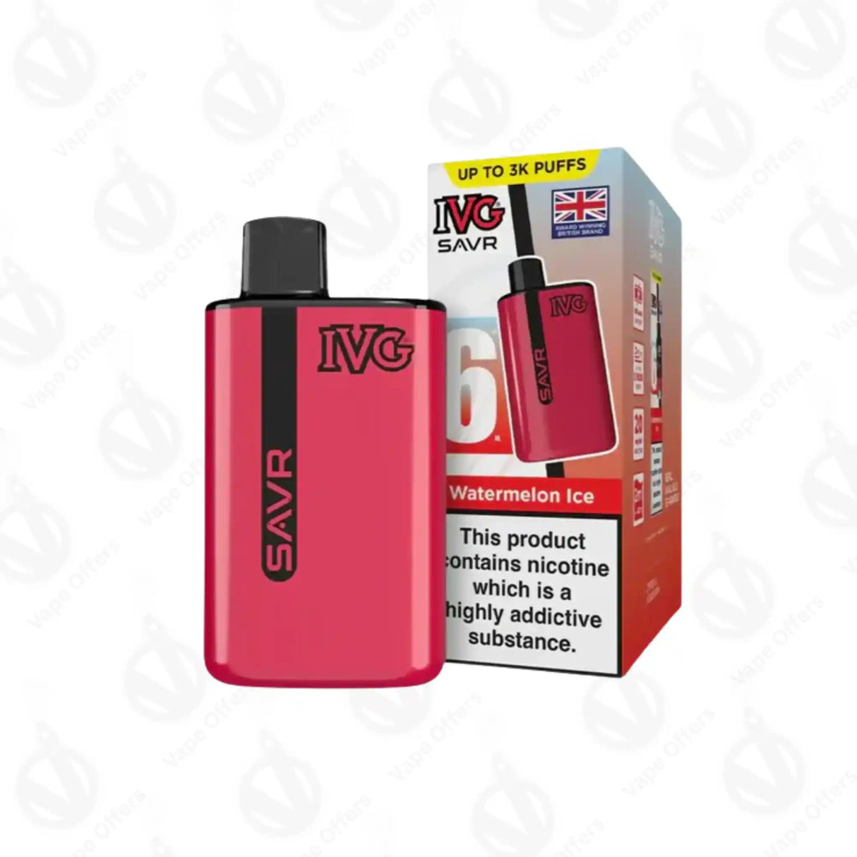 IVG SAVR 3K Watermelon Ice Prefilled Pod Kit
