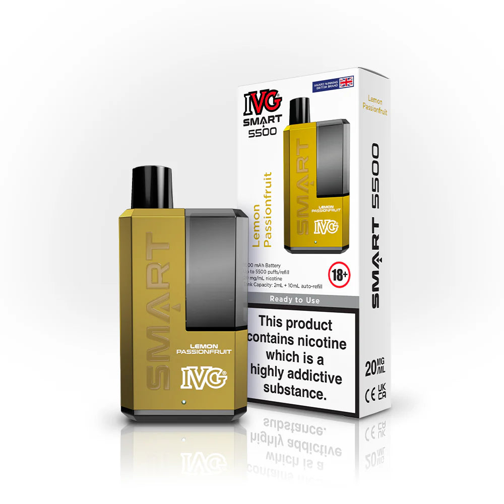 IVG Smart 5500 Lemon Passionfruit Vape