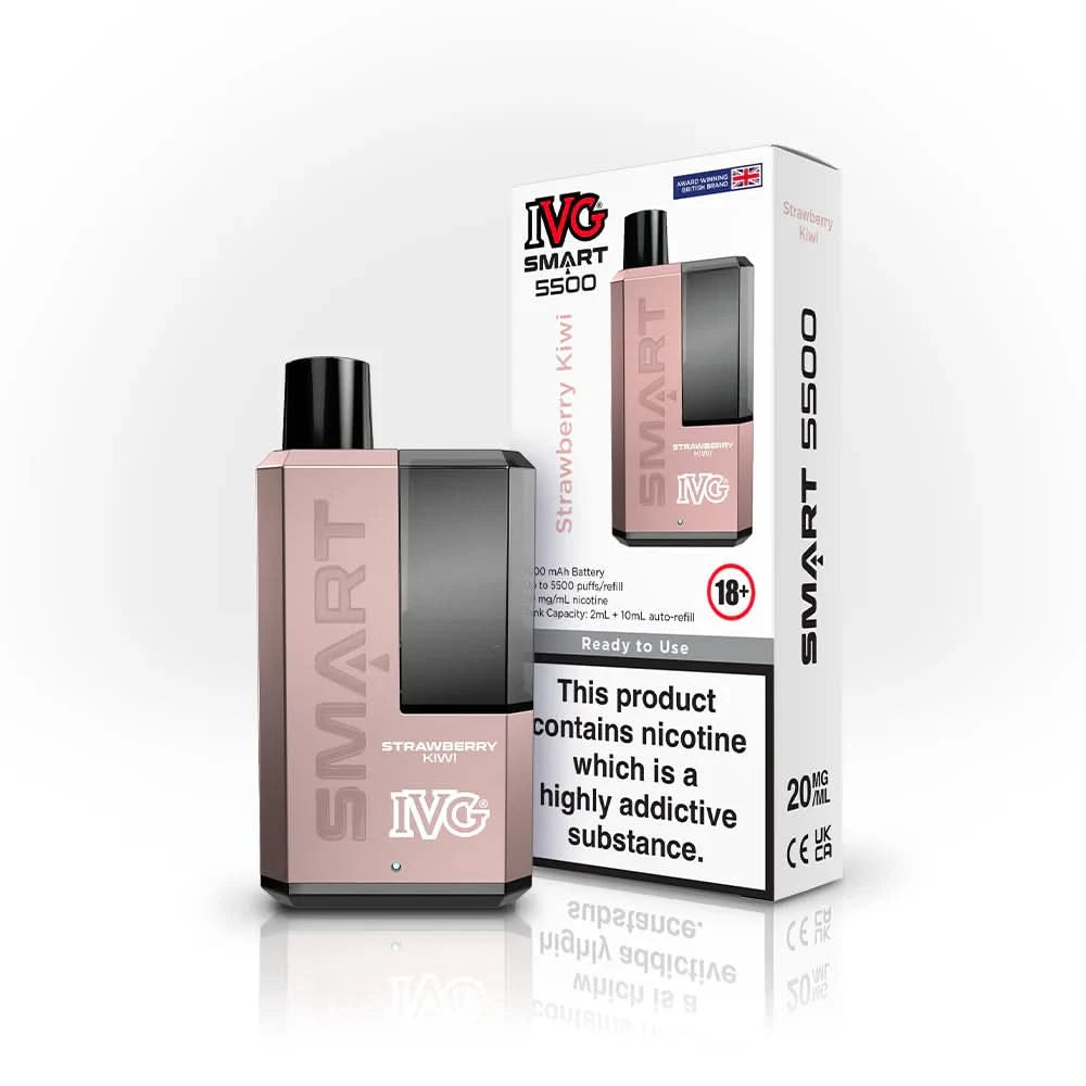 IVG Smart 5500 Strawberry Kiwi Vape 