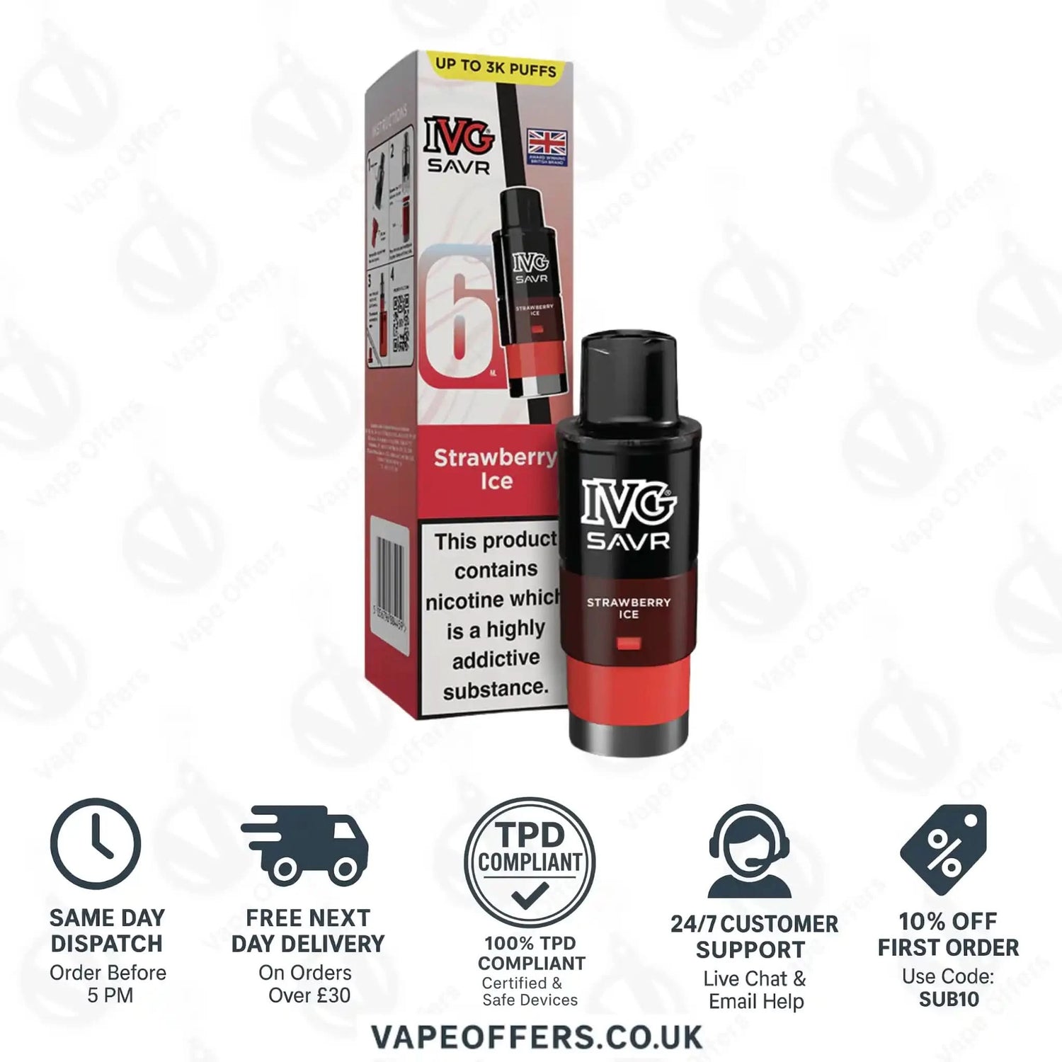 IVG Savr 3000 Prefilled Pods Pink Lemonade  