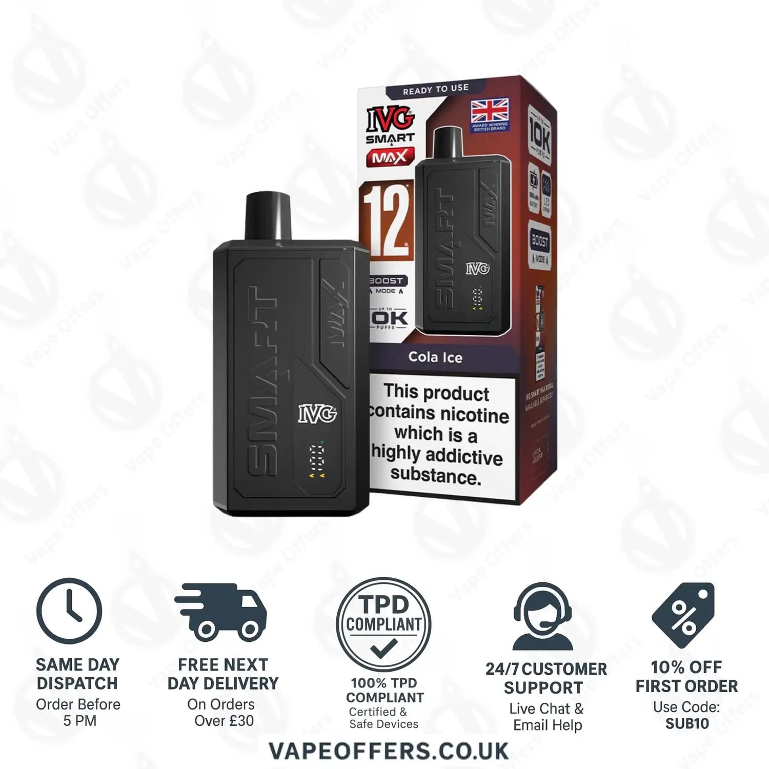 IVG Smart Max Prefilled Pod Kit Cola Ice 