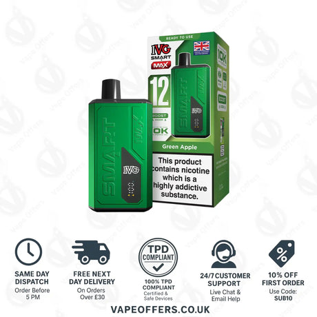 IVG Smart Max Prefilled Pod Kit Green Apple