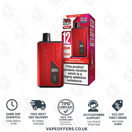IVG Smart Max Prefilled Pod Kit Strawberry Raspberry Cherry