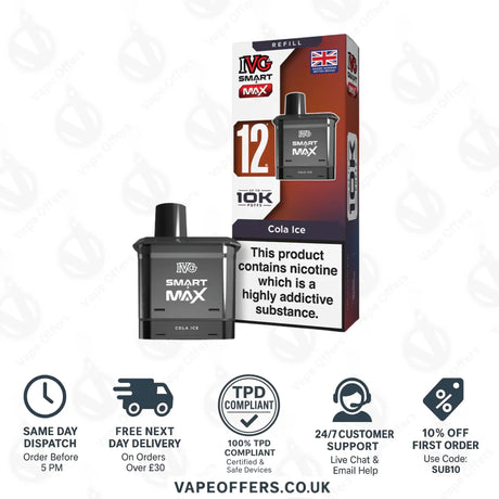 IVG Smart Max Prefilled Pods Cola Ice