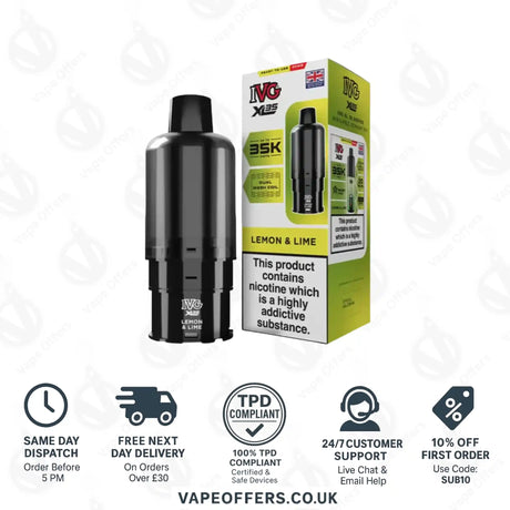 IVG XL 35K Prefilled Pod Lemon Lime