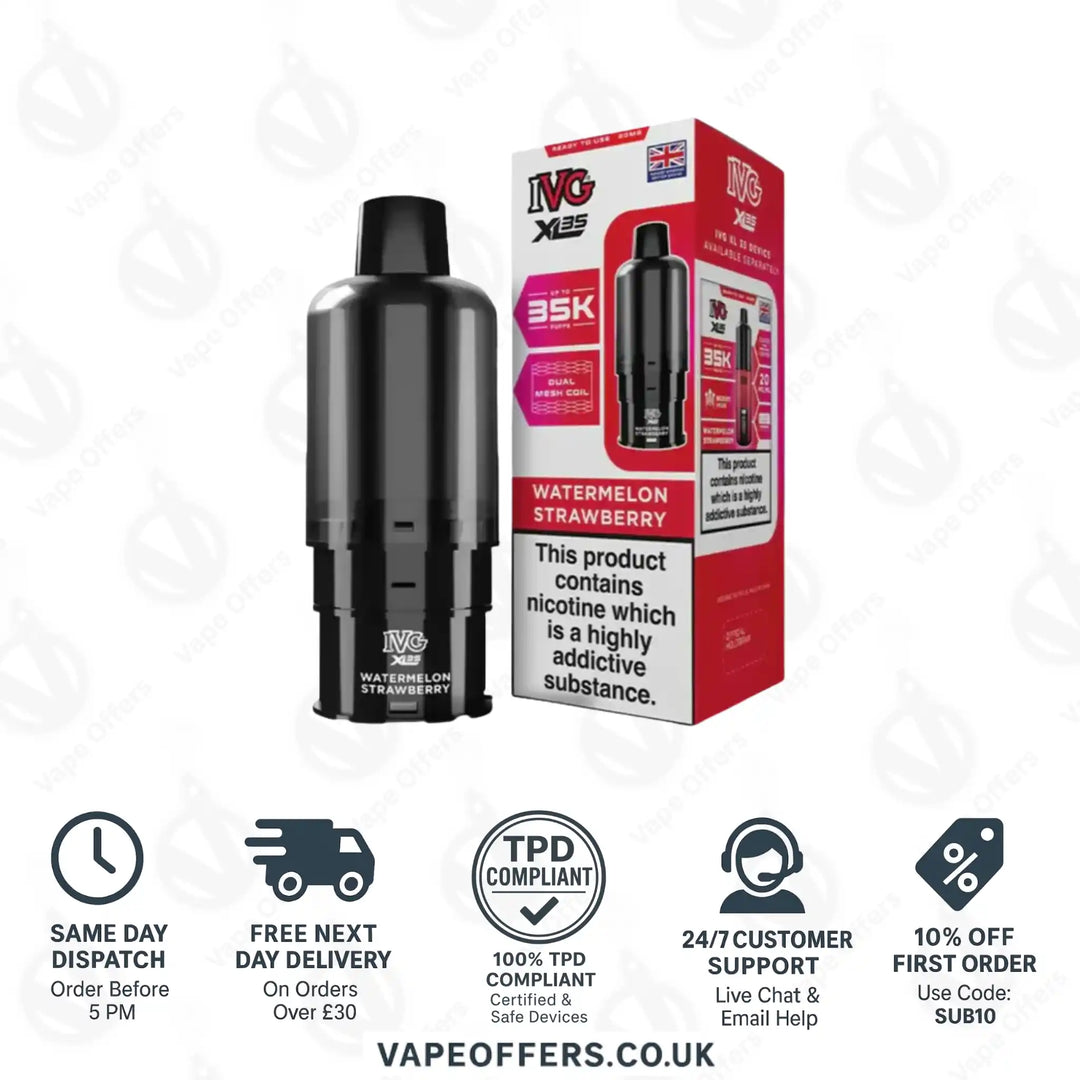 IVG XL 35K Prefilled Pod Watermelon Strawberry