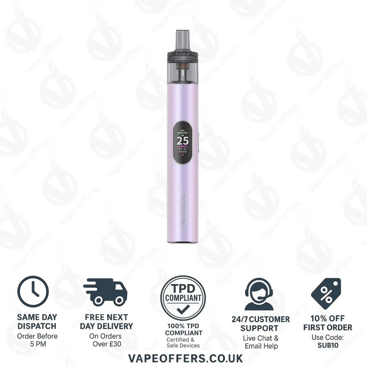 Innokin Plexus Pro Iridescent Lavender Pod Vape Kit
