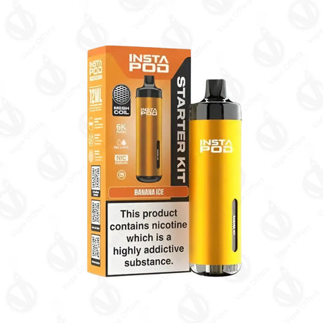 Instapod 6000 Banana Ice Prefilled Pod Vape Kit