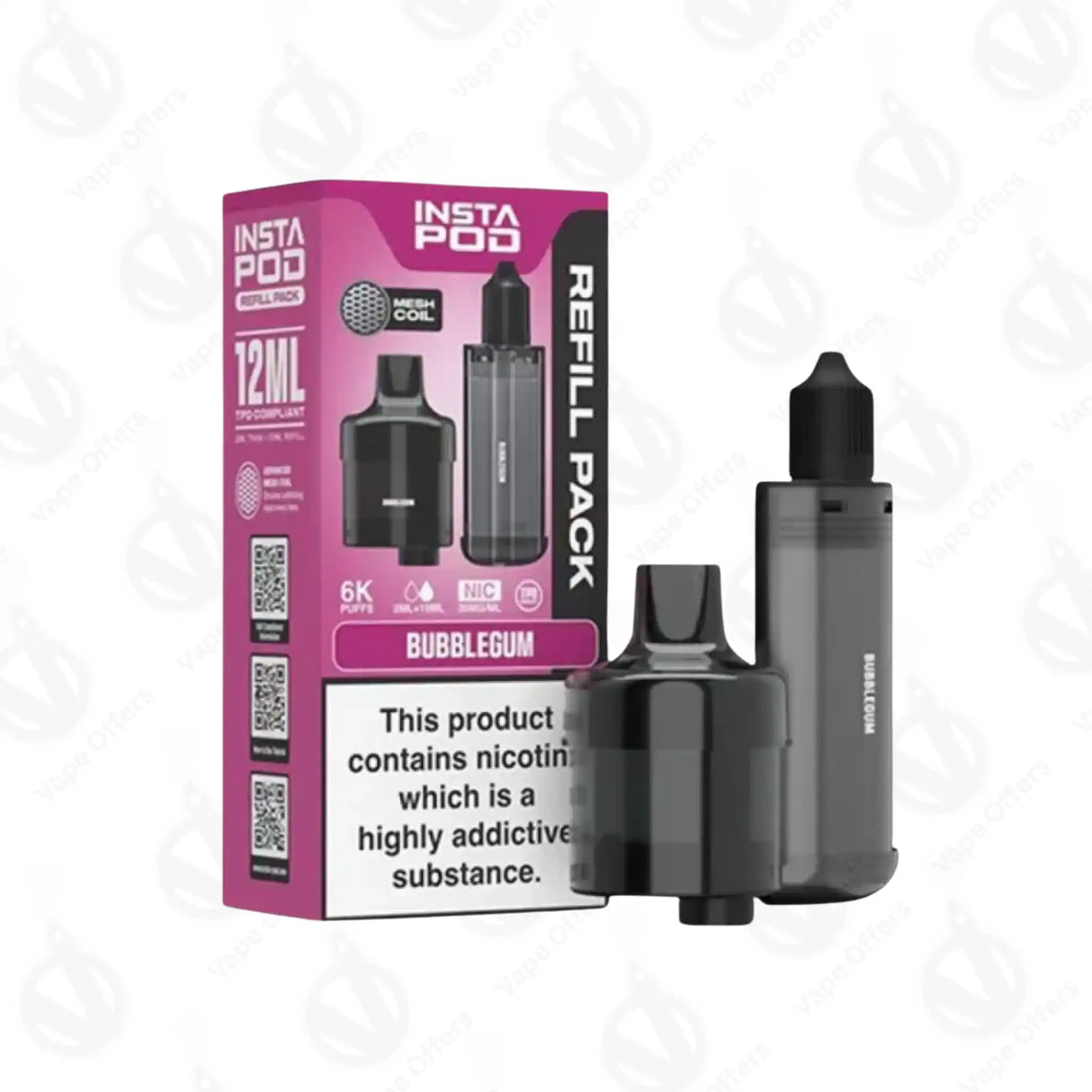 Instapod 6000 Bubblegum Prefilled Pod