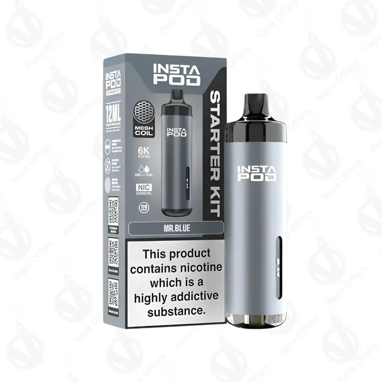 Instapod 6000 Mr Blue Prefilled Pod Vape Kit