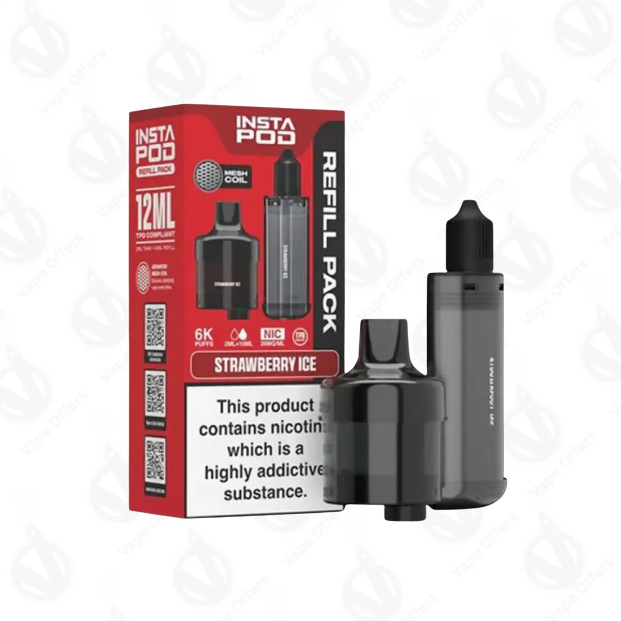 Instapod 6000 Strawberry Ice Prefilled Pod