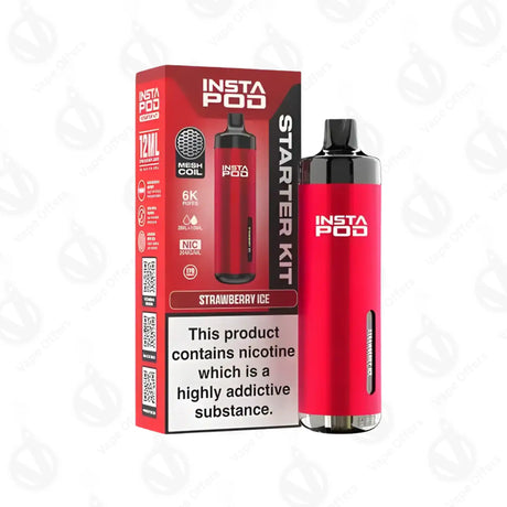 Instapod 6000 Strawberry Ice Prefilled Pod Vape Kit