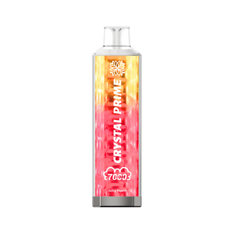 Juicy Peach Crystal Prime 7000 Vape
