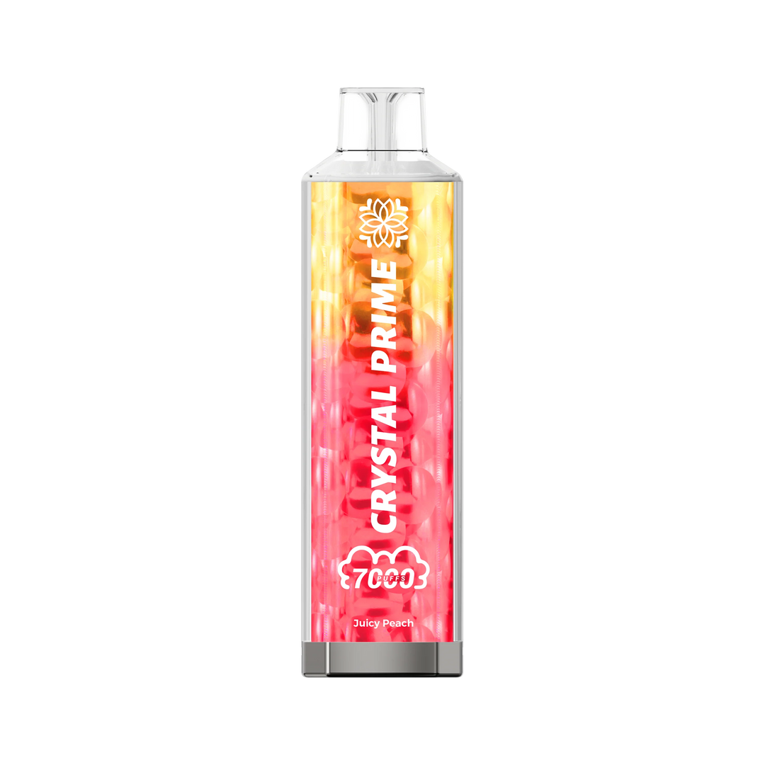 Juicy Peach Crystal Prime 7000 Vape