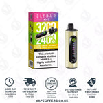 Load image into Gallery viewer, Lemon Edition Elf Bar 4 in 1 3200 Puffs Prefilled Pod Kit
