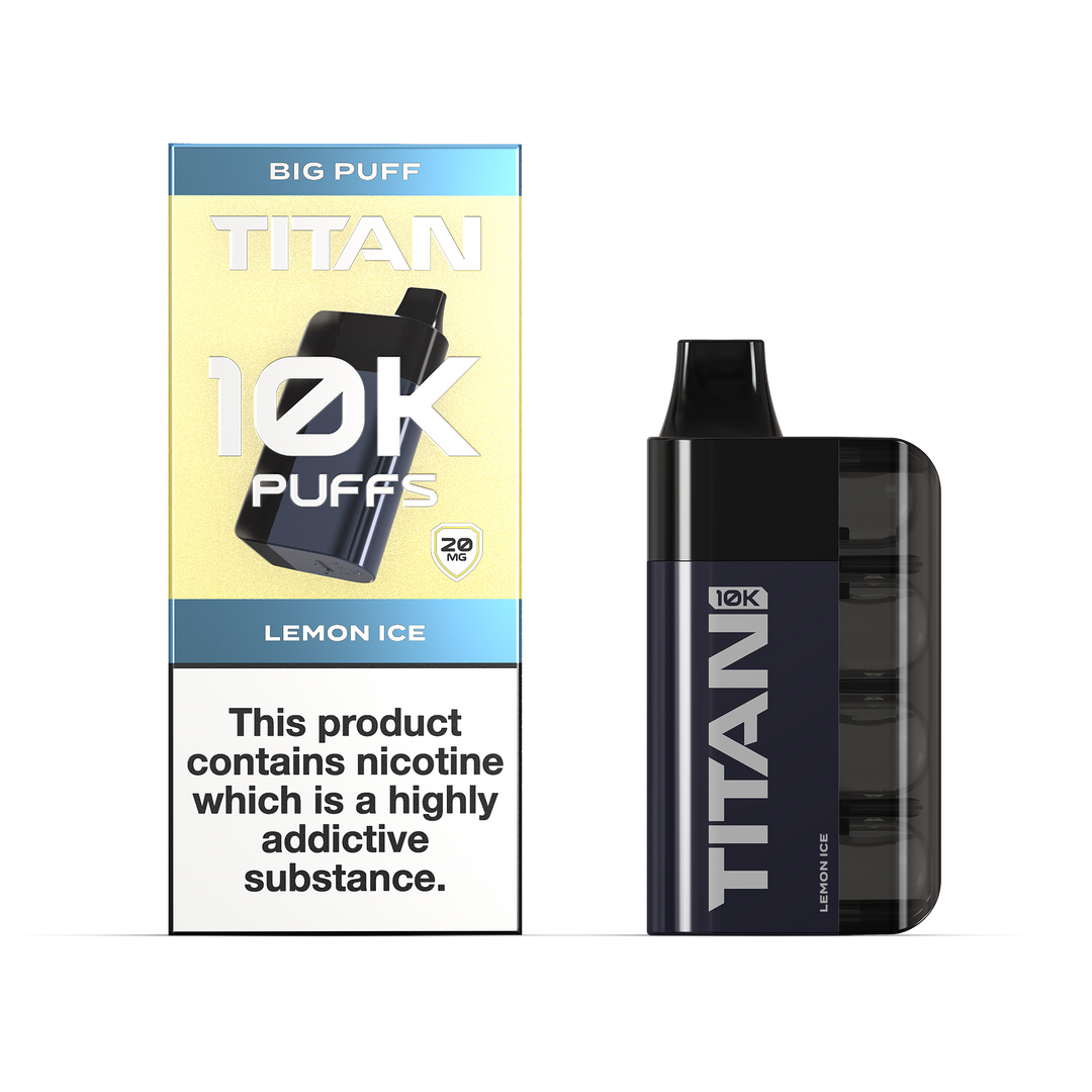 Lemon Ice -Titan 10k Puff Disposable Vape 
