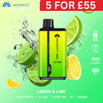 Load image into Gallery viewer, Lemon &amp; Lime - Hayati Pro Ultra 15000 Puffs Disposable Vape
