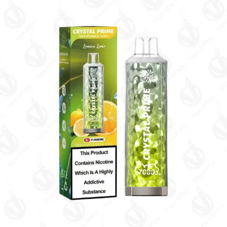 Lemon Lime Crystal Prime 7000 Vape