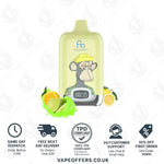Load image into Gallery viewer, Lemon &amp; Lime Fumot Digital Box 12000 Puffs Vape

