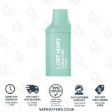 Lemon Lime Lost Mary BM600 Prefilled Pod