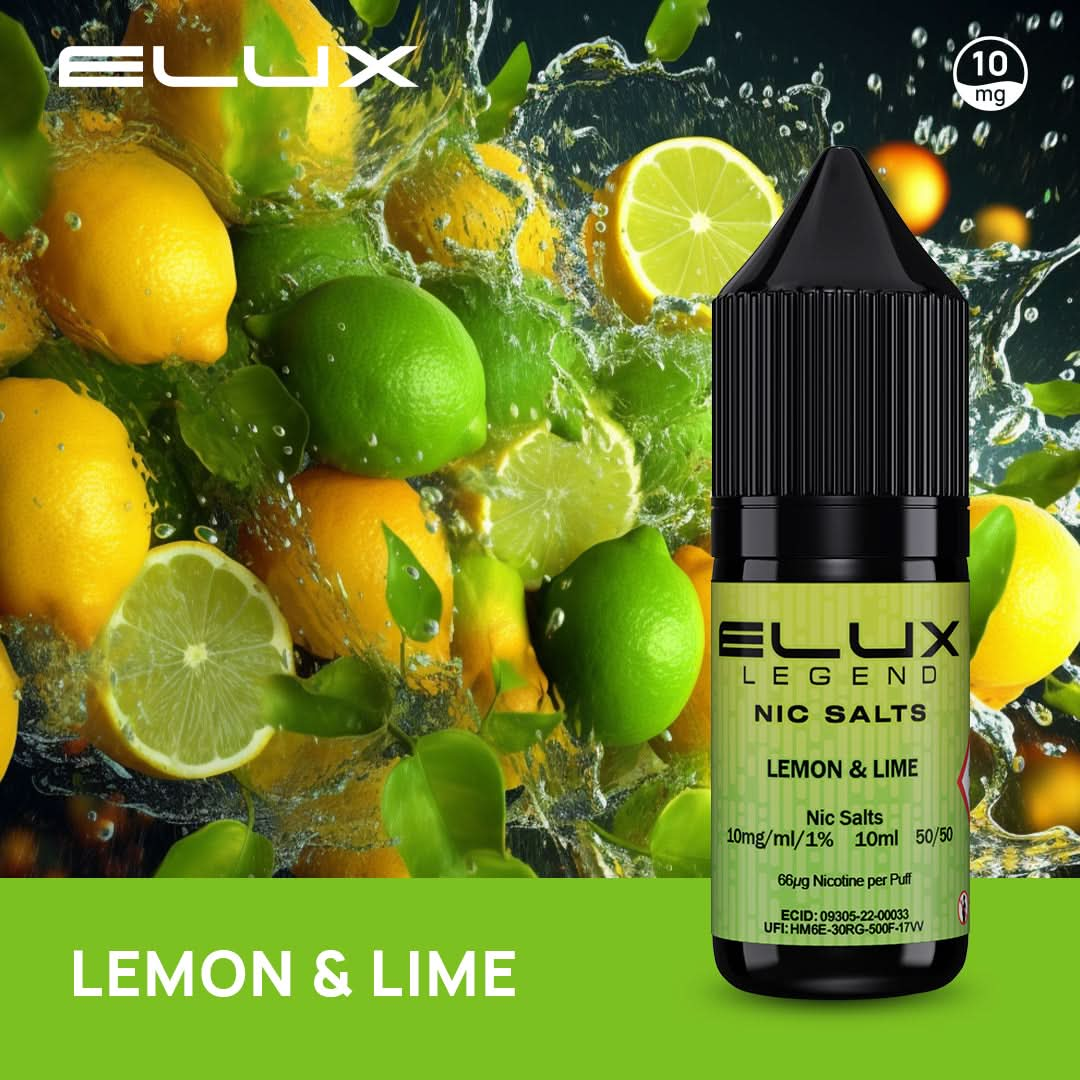 Lemon & Lime Elux Legend Nic Salt 10mg