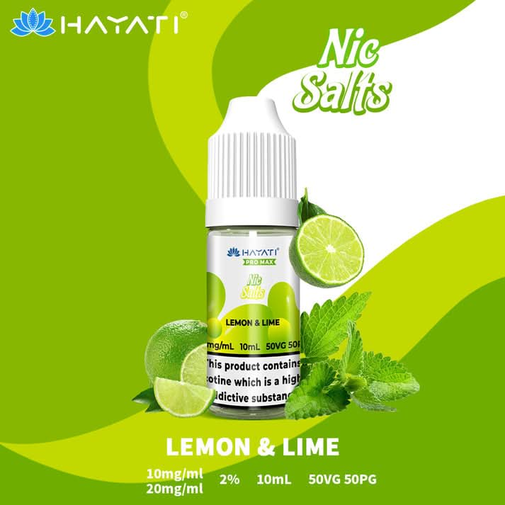 Hayati Pro Max Nic Salt - Lemon & Lime