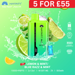 Load image into Gallery viewer, Lemon &amp; Mint / Blue Razz &amp; Mint - Hayati Pro Ultra 15000 Puffs
