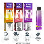 Lost Mary Nera 15K Fullview Prefilled Pod