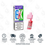 Lost Mary BM6000 Prefilled Pods Strawberry Raspberry Cherry Ice